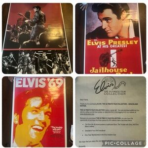 QVC Elvis Presley Art Posters - Red, Black, Yellow